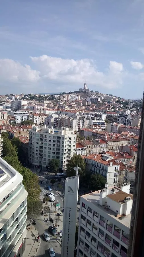 Studio Vue Imprenable Sur Marseille France
